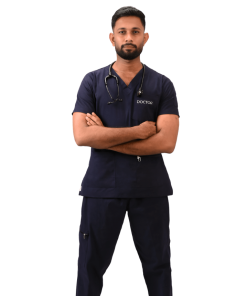 ScrubRx Premium Scrub Set with Zipped Pockets