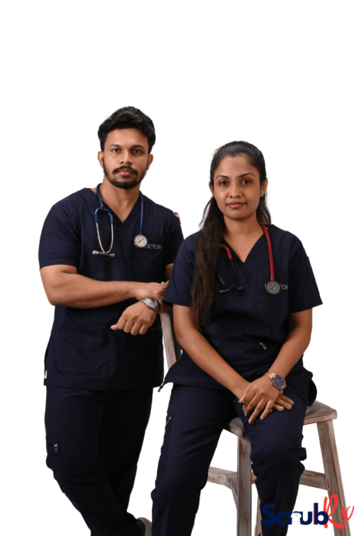 ScrubRx Premium Scrub Top with Zipped Pockets - Image 4