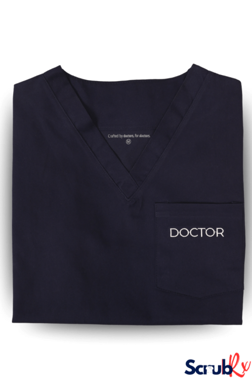 ScrubRx Premium Scrub Top with Zipped Pockets