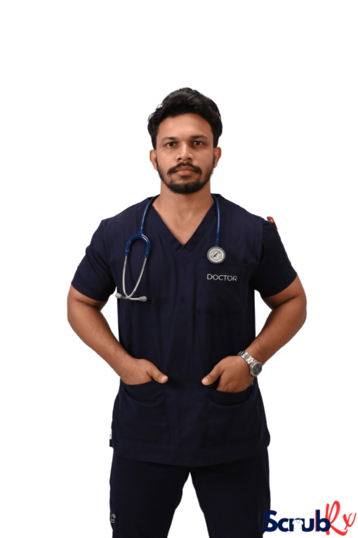 ScrubRx Premium Scrub Top with Zipped Pockets - Image 11