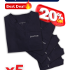 ScrubRx Premium Scrub Set with Zipped Pockets - 5 PACK